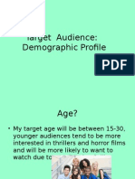 Target Audience: Demographic Profile