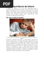 A Importância Da Leitura