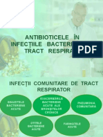 Antibioterapia in Infectiile Tract Respirator