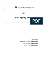 Salt Spray Test