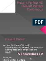 Present Perfect Vs Present Perfect Continuous Presentation
