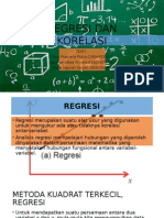 Kelompok 13 - Regresi Dan Korelasi