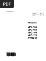 Wacker VPG 155,160,165 Repair Manual