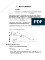 Tutorial SLOPE/W