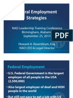 Federal Employment Strategies