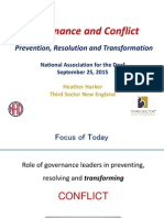 Governance and Conflict