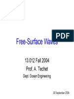 Free Surface Waves