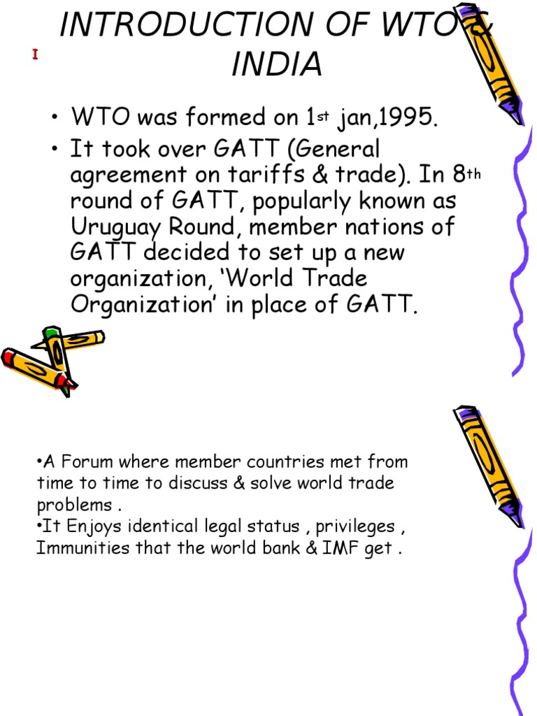 WTO's Impact on India Since 1995 | PDF | World Trade Organization ...