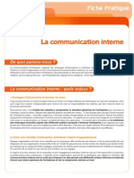 Fiche Pratique La Communication Interne PDF