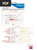 English Guide E-Candidat