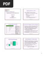 Interface DAC To A PC: Engineering 4862 Microprocessors