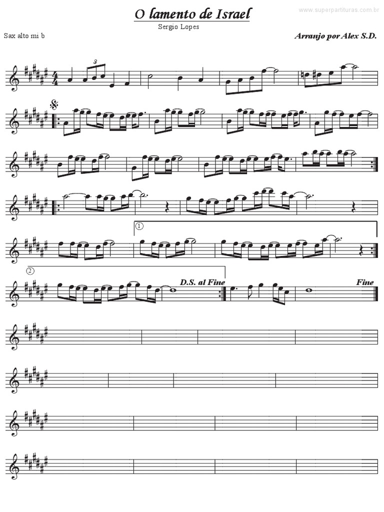 Superpartituras Com Br O Lamento De Israel Pdf
