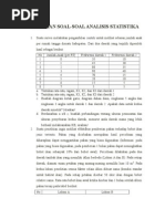 Latihan Soal Statistika