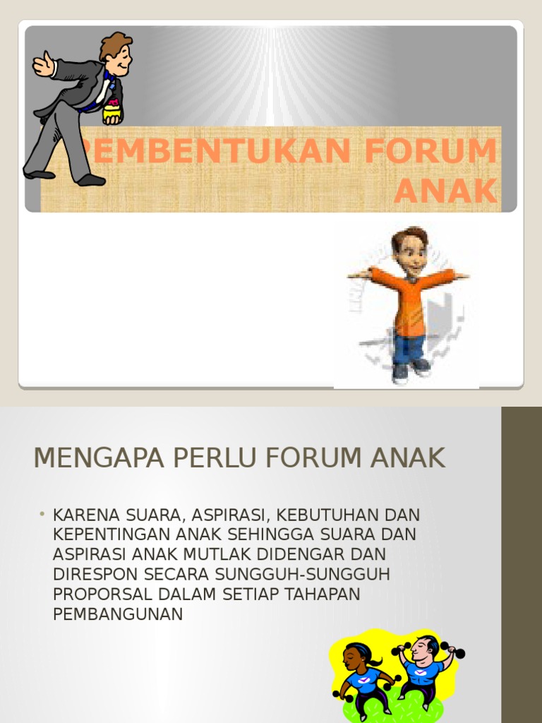  Definisi  Forum Anak 