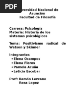  Positivismo Conductismo Radical Watson y Skinner[1]