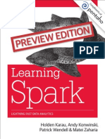 Learning Spark Preview Ed