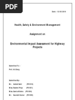 Download Environmental Impact Assessment for Highway Projects by saurabh5144 SN28521263 doc pdf