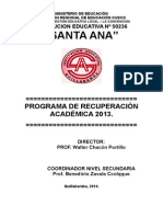 Proyecto de Recuperacion 2014