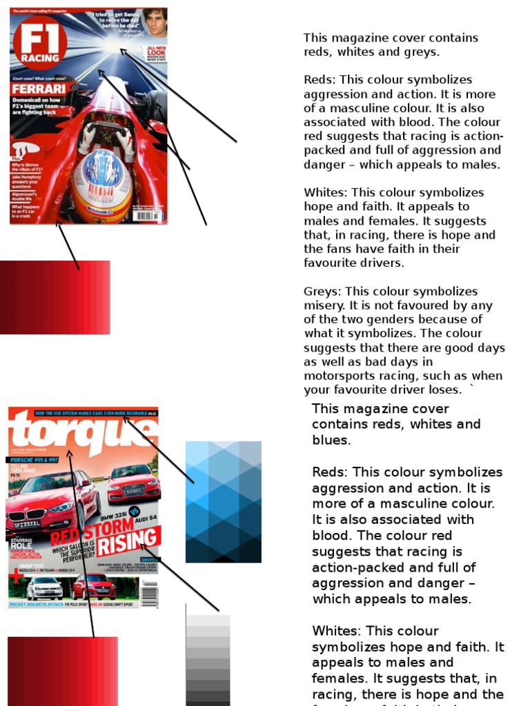 Magazine Color Symbolism in Racing | PDF | Red | Color