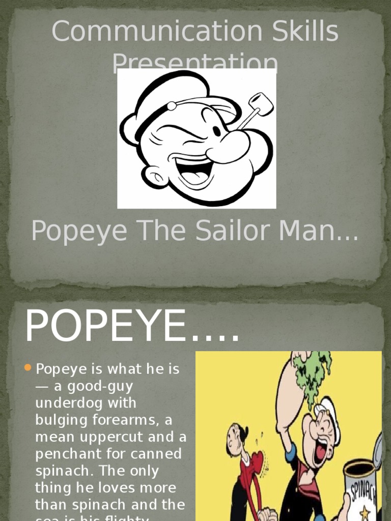 Popeye | PDF | Animated Characters | Animation
