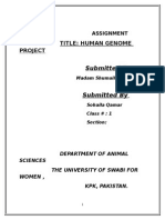 Human Genome Asiments