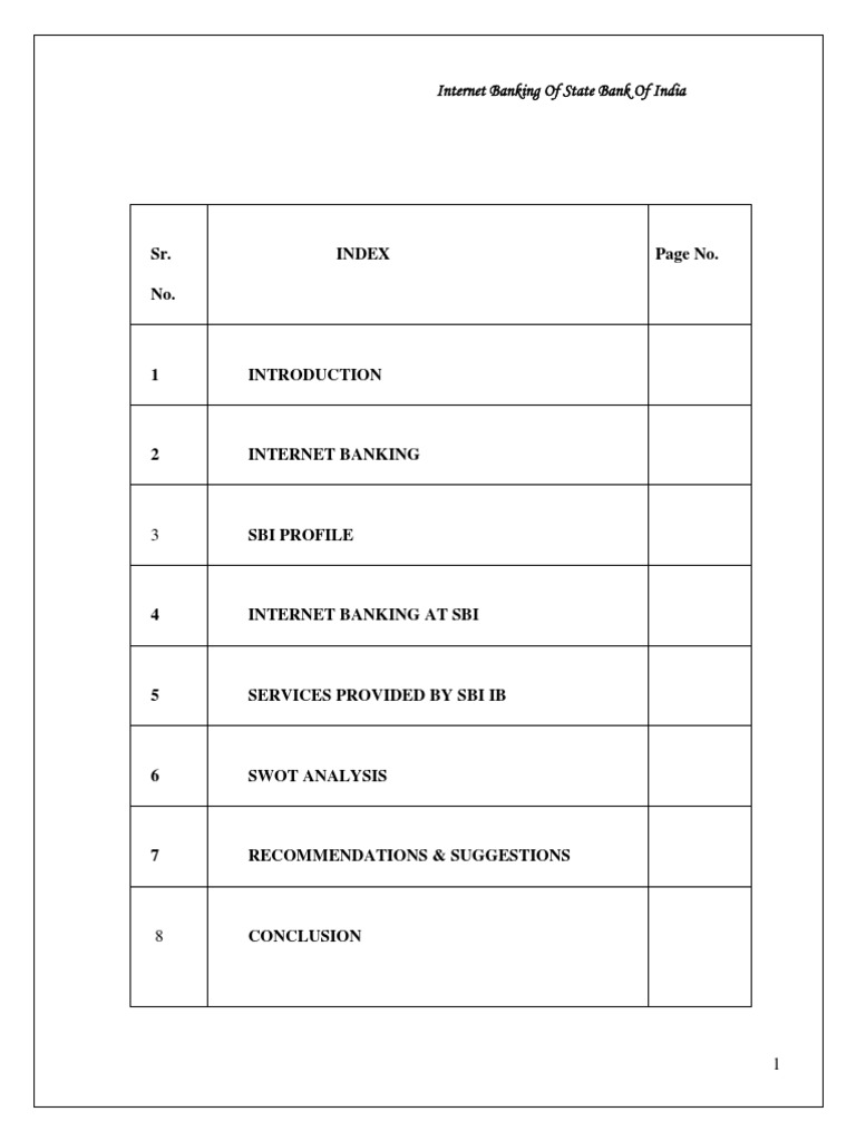 Internet Banking Project Software Testing