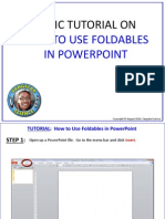Basic Tutorial On How To Design Foldables in PowerPoint