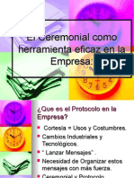 El Ceremonial Como Herramienta Eficaz en La Empresa