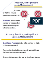 Accuracy, Precision, and Significant Figures in Measurement