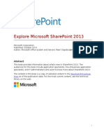 Explore SharePoint 2013 2