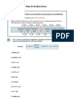 Ejercicios Cambios de Unidades de Superficie