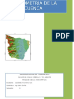 Morfometria de La Cuenca Laraos