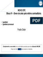 Slide - Bloco IV – Dever de Zelar Pelo Efetivo Contraditorio