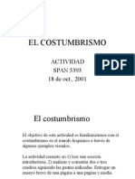 El Costumbrismo