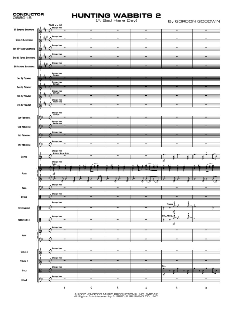 Hunting Wabbits 2: by Gordon Goodwin 26891S | PDF | Friction