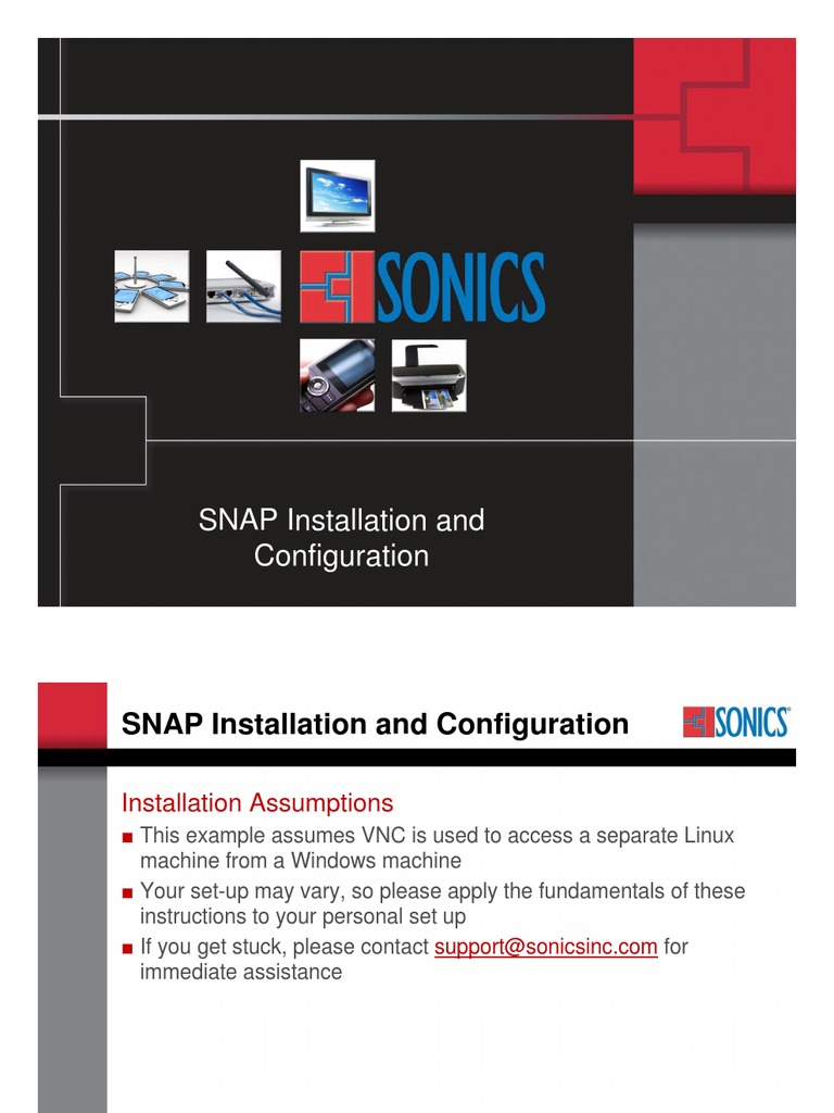 SNAP Installation and Configuration Directory Computer File