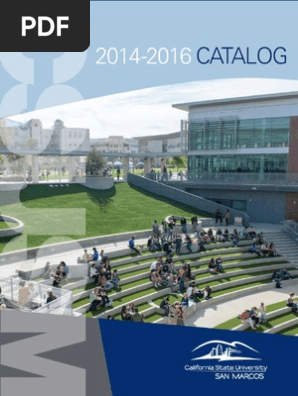 CSUSM 2014-16 Catalog | PDF | Academic Degree | Curriculum