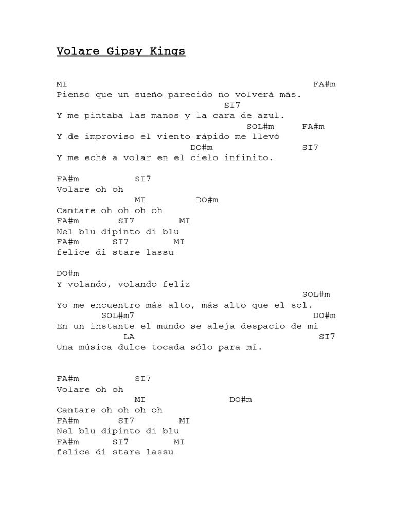 Volare Gipsy Kings