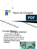 Tipos de Cirugías