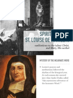 St. Louise de Marillac on Infant Christ and Mary