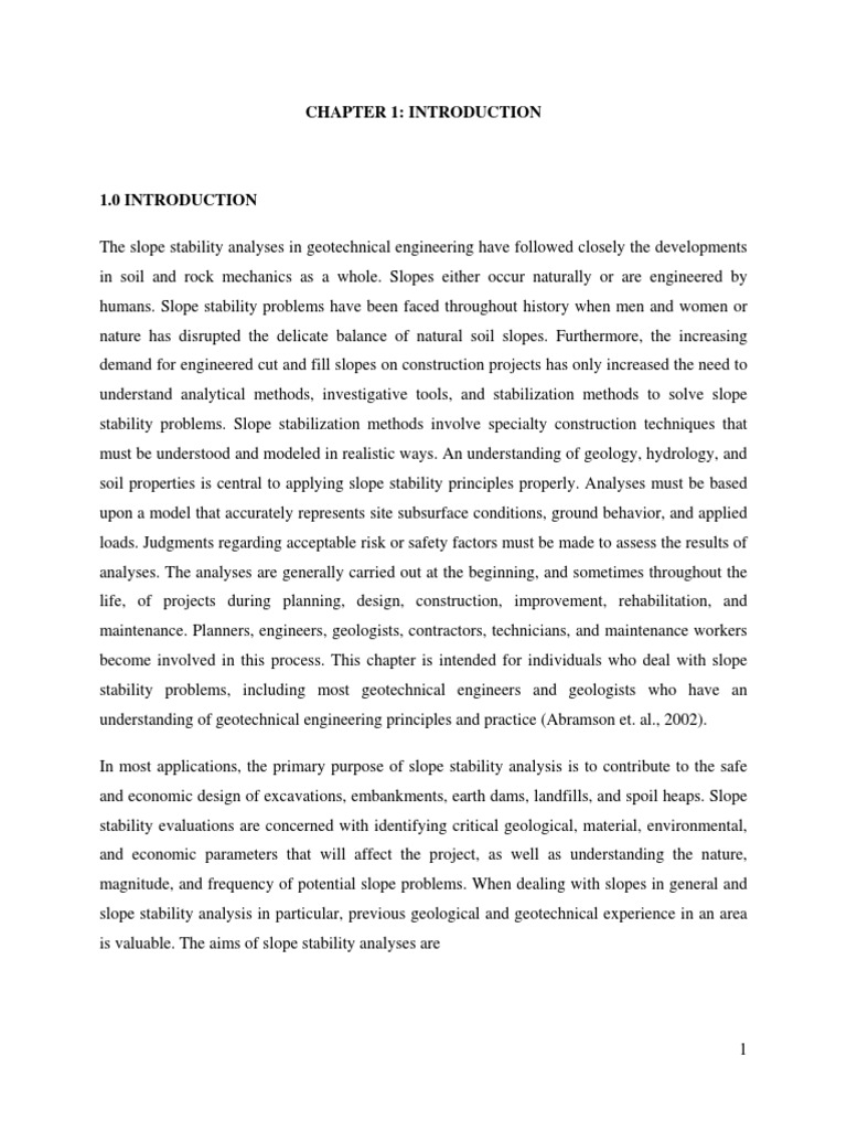 Slope Stability Analysis in Geotechnical Engineering | PDF | Landslide ...