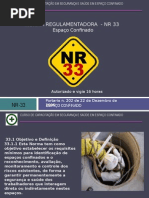 Apresentação NR 33 Atualizada 2023 | PDF