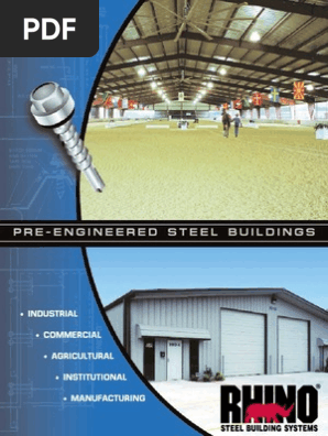 Rhino Steel Building Brochure Pdf Door Building Insulation