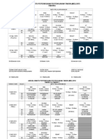 Jadual Waktu Ujian 1 2015