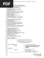 15-10-15 Oracle Motion to Disqualify Damages Expert