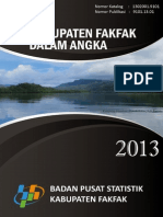 Fakfak Dalam Angka 2013 PDF