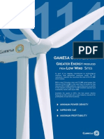 Gamesa g114 2.0 Mw 