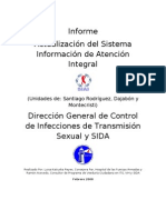 Informe Actualización del Sistema de Atención Integral (SIAI)