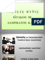 Viesuju Rysiu Istakos Ir Sampratos Kaita