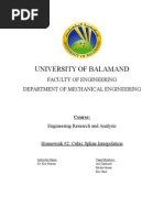 University of Balamand: Faculty of Engineering Department of Mechanical Engineering